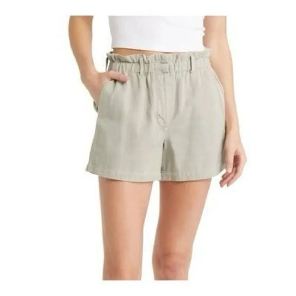 Rails MONTE sage color COTTON BLEND SHORTS size L NWT